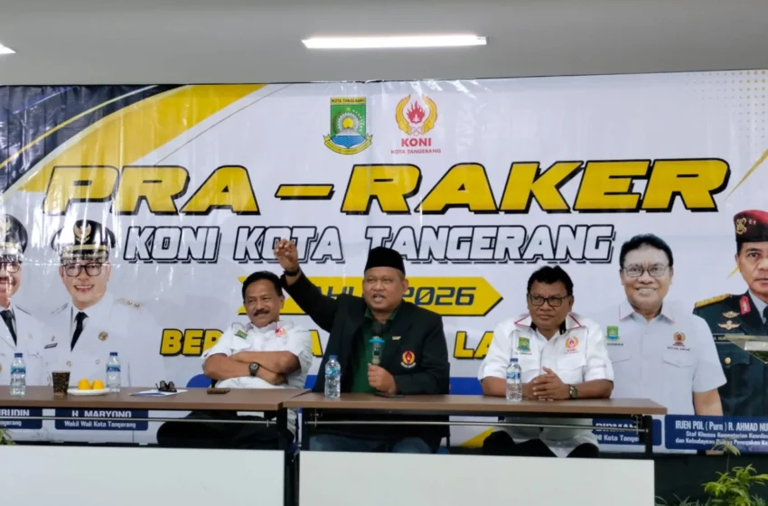  Empat Bulan Jelang Porprov, KONI Kota Tangerang Gaspol Susun Strategi Pemenangan untuk Kembali Meraih Gelar Juara Umum